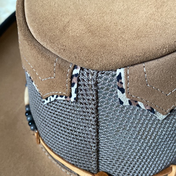 MEN'S HEAD'N HOME SIROCCO LEATHER HAT - Picture 12 of 12